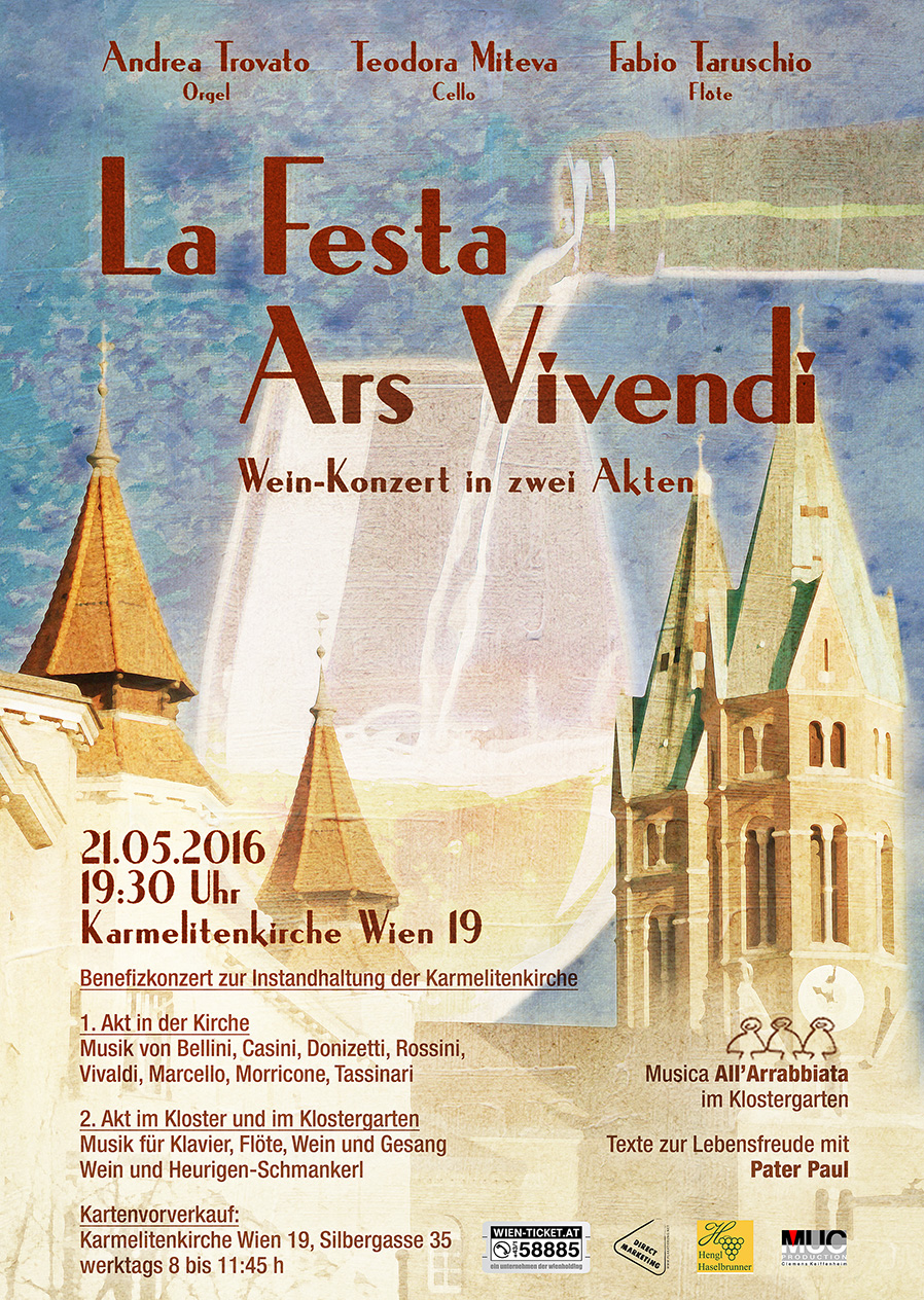 Concerto “La Festa Ars Vivendi”. Karmelitenkirche, Vienna (Austria) 21/05/2016