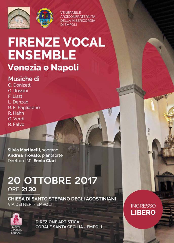 Concerto “Firenze Vocal Ensemble”. Chiesa di S. Stefano. Empoli (FI) 20.10.2017