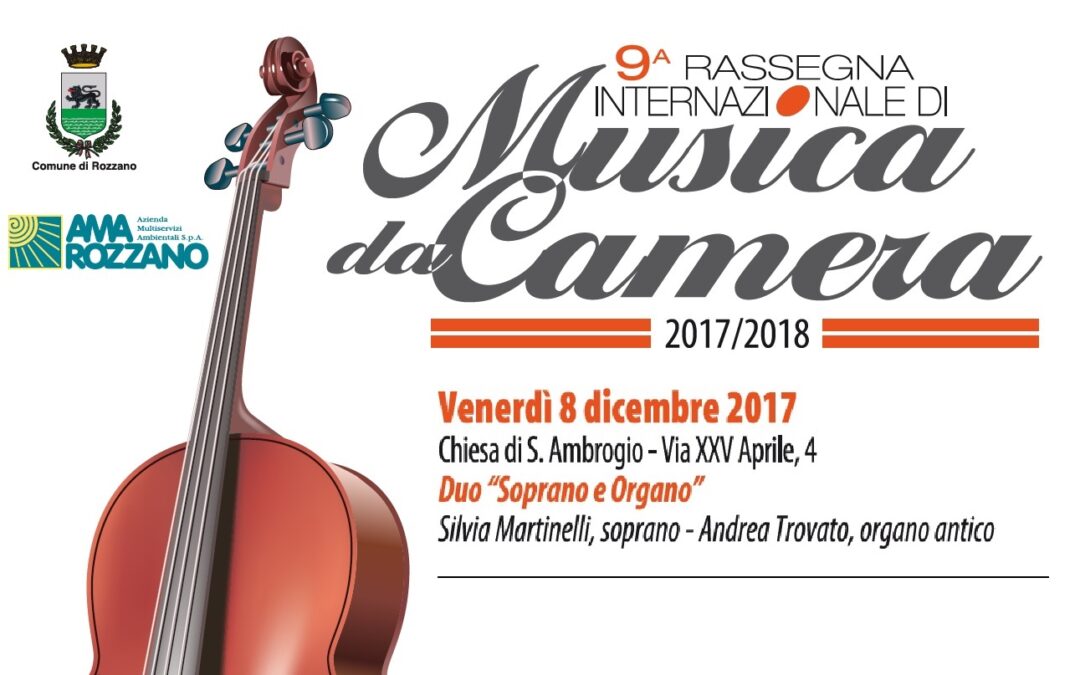 Concerto 9° Rassegna Internazionale Musica da Camera. Rozzano 8/12/2017