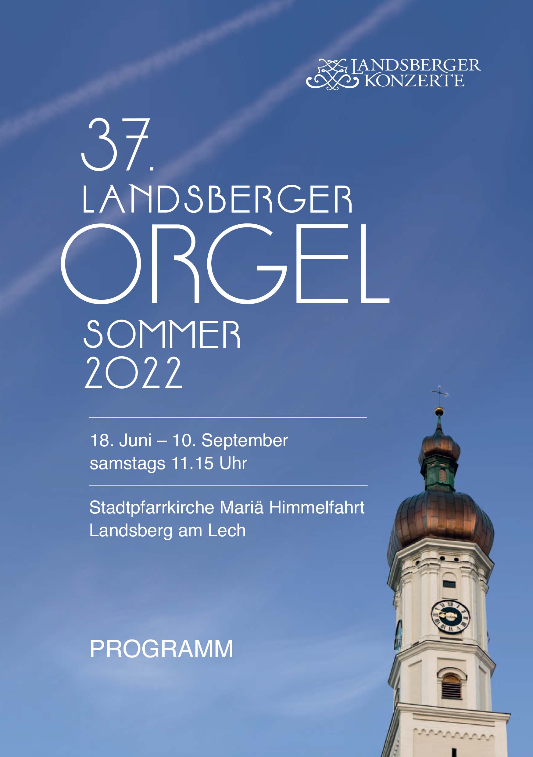 Concerto “37. Landsberger Olgelsommer”. Landsberg am Lech (Germania) 18.06.2022